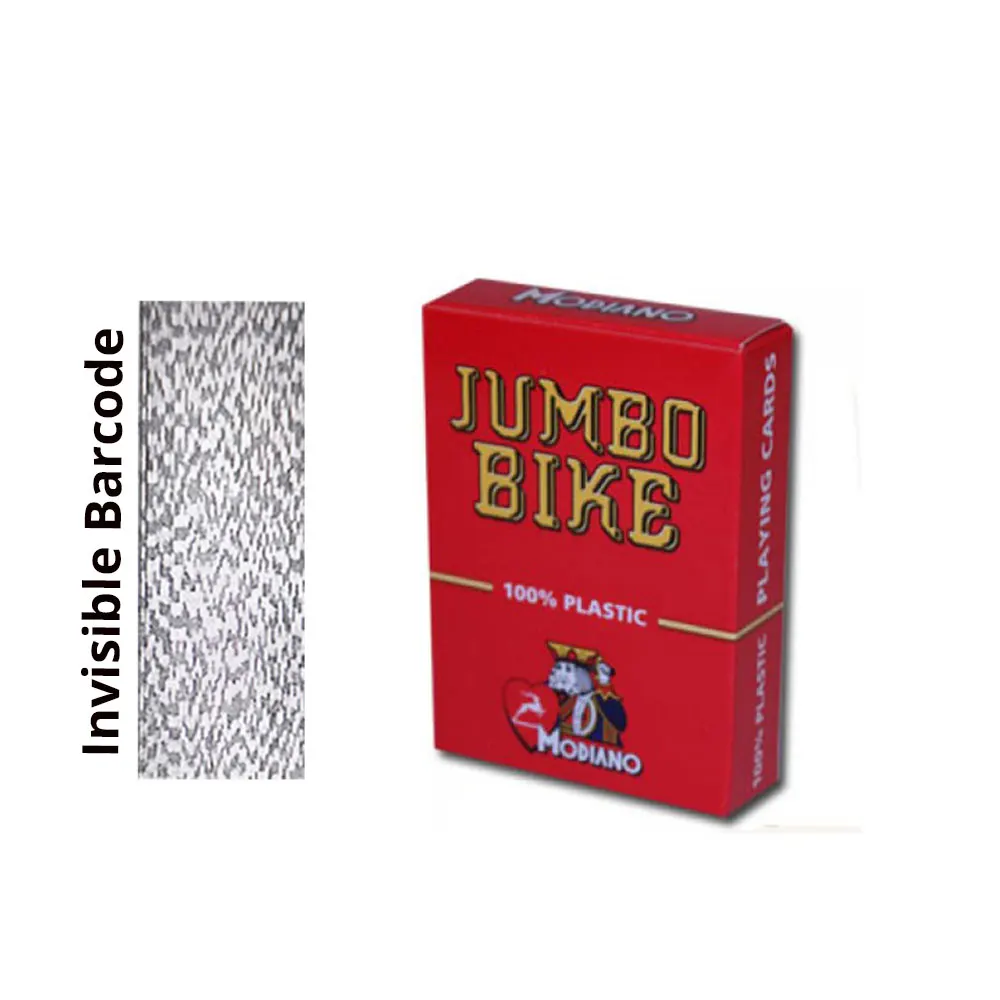 

Игральные карты с маркировкой Modiano Jumbo Bike Anti обманка покер магический штрих-код пластиковая маркировочная карта