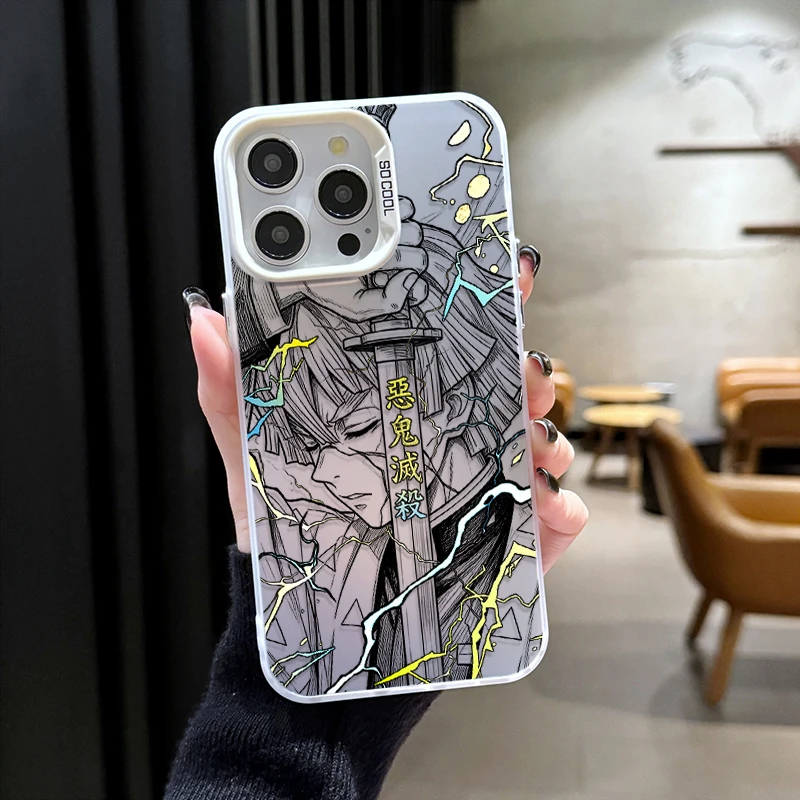 Zenitsu Nezuko Anime Illustration Phone Case
