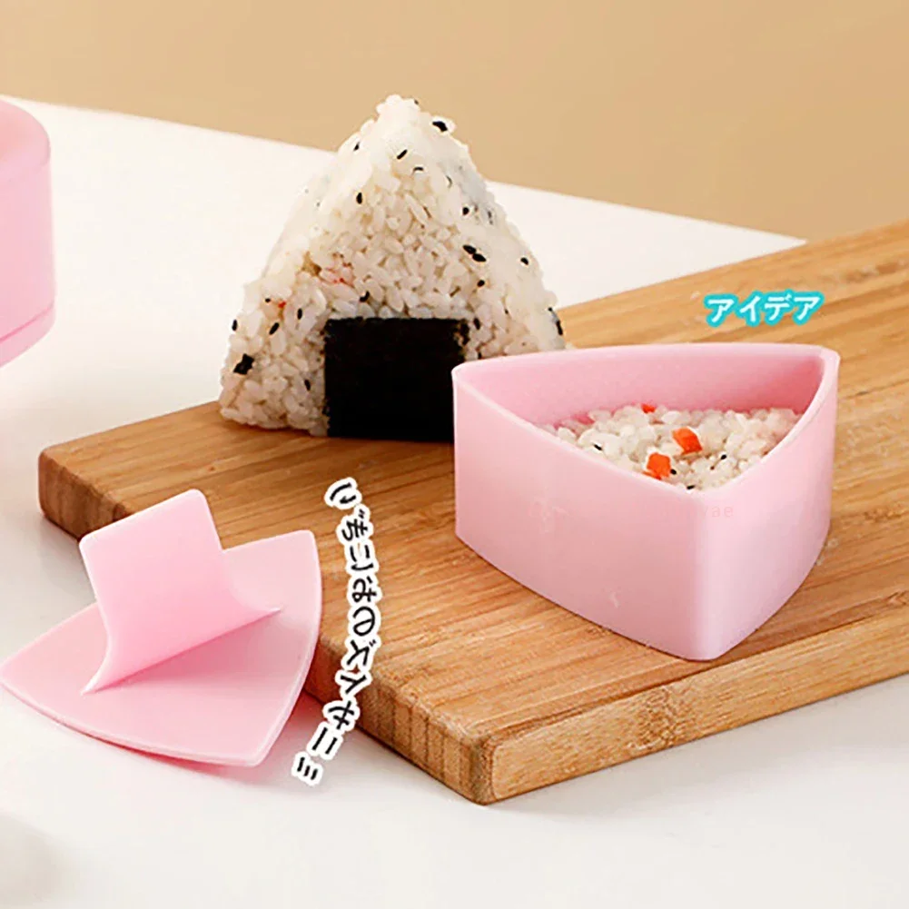 1pc2023 New DIY Sushi Mold Onigiri Rice Ball Food Press Triangular Sushi Maker Mold Sushi Kit Japanese Kitchen Bento Accessories