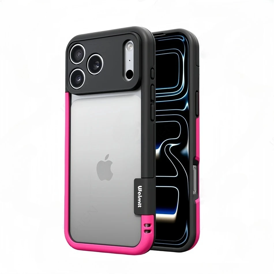 Silicone Frame Slim Bare-Bones Feel Shockproof Case with Full Camera Protection