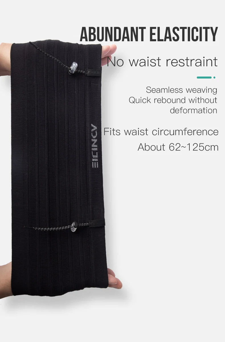Running Waist Bag AONIJIE E4201 Trekking Pole W8116 Waist Pack Woven Elastic Sports Running Race Number Belt For Gym Fitness Marathon Cycling waist bag running belt