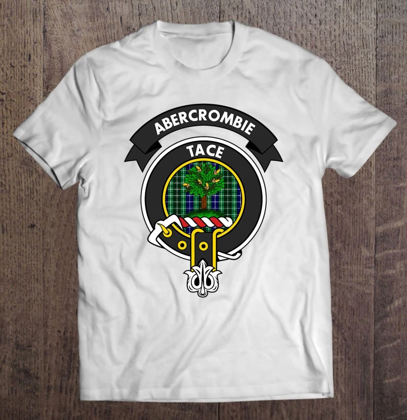 Camiseta con insignia del Clan Abercrombie para camisa de tartán escocesa, camiseta Kawaii esencial para pareja, camiseta de Anime para gimnasio, ropa hombre| - AliExpress