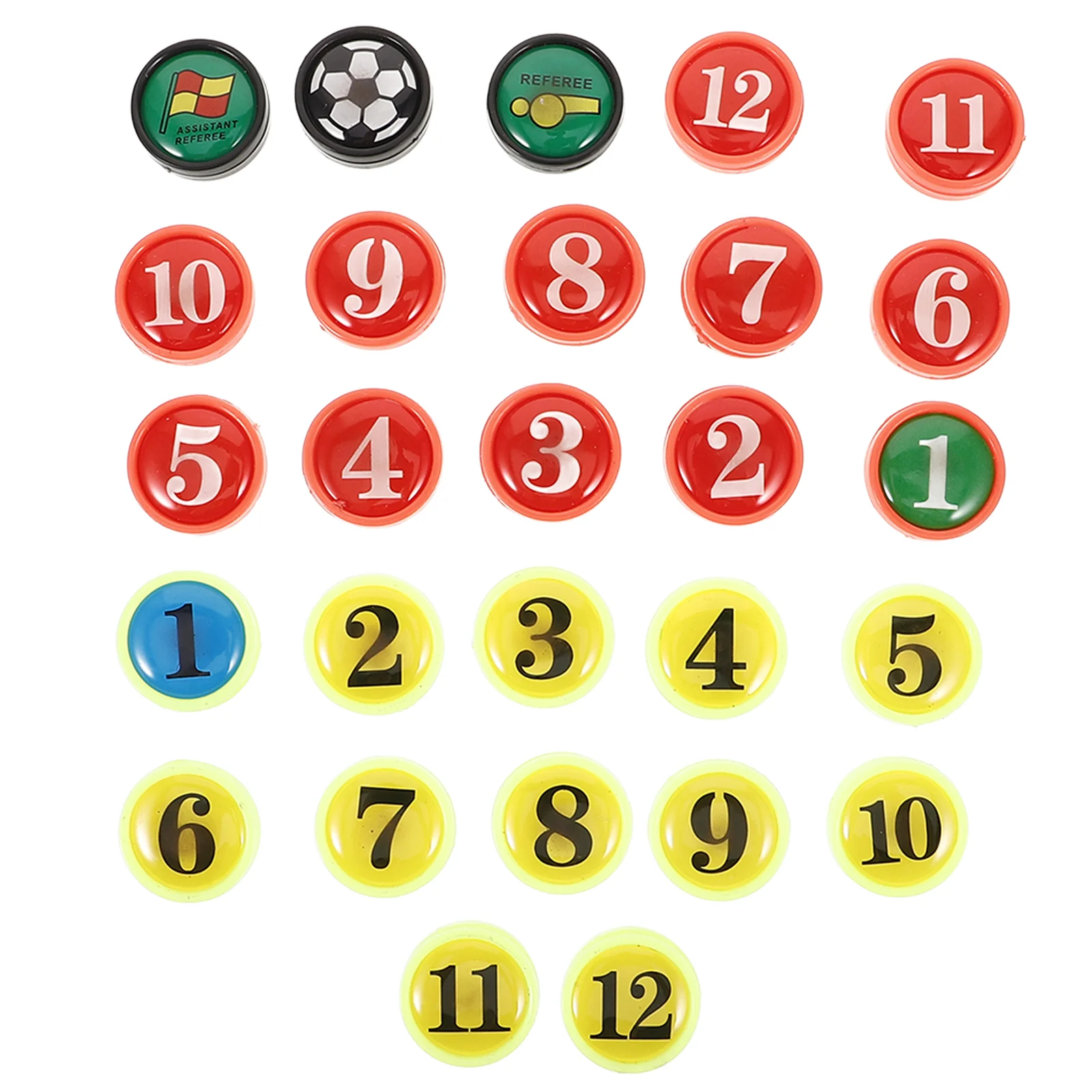 Coaching Board Magnets Small Convenient Sports Numbered Pitch Plastic Replacement