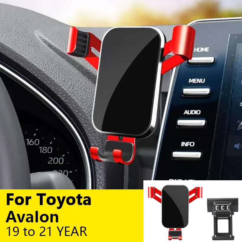 

For Car Cell Phone Holder Air Vent Mount GPS Gravity Navigation Accessories for Toyota Avalon 2019 to 2022 YEAR