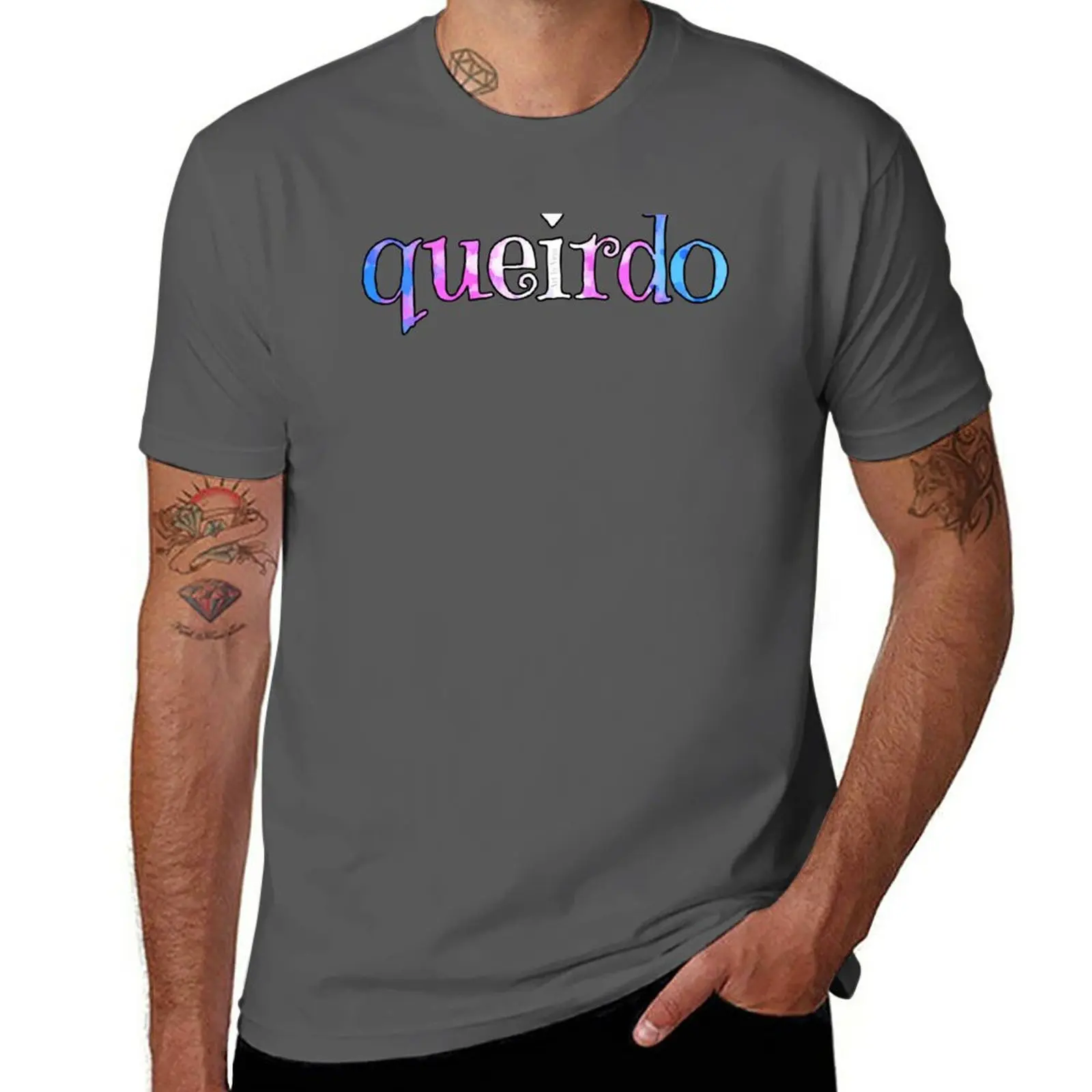 

New Queirdo Trans 2022 T-Shirt sports fan t-shirts Short sleeve tee boys animal print shirt summer top oversized t shirt men