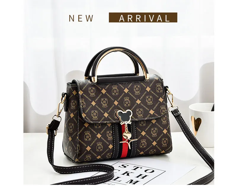 New Shoulder bag Women bag tote luxury designer handbag women Handbags leather Printed monogram single shoulder straddle bag