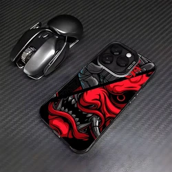 Ghost Face Samurai Shockproof Silicone Phone Case - iPhone 12 Mini (9)