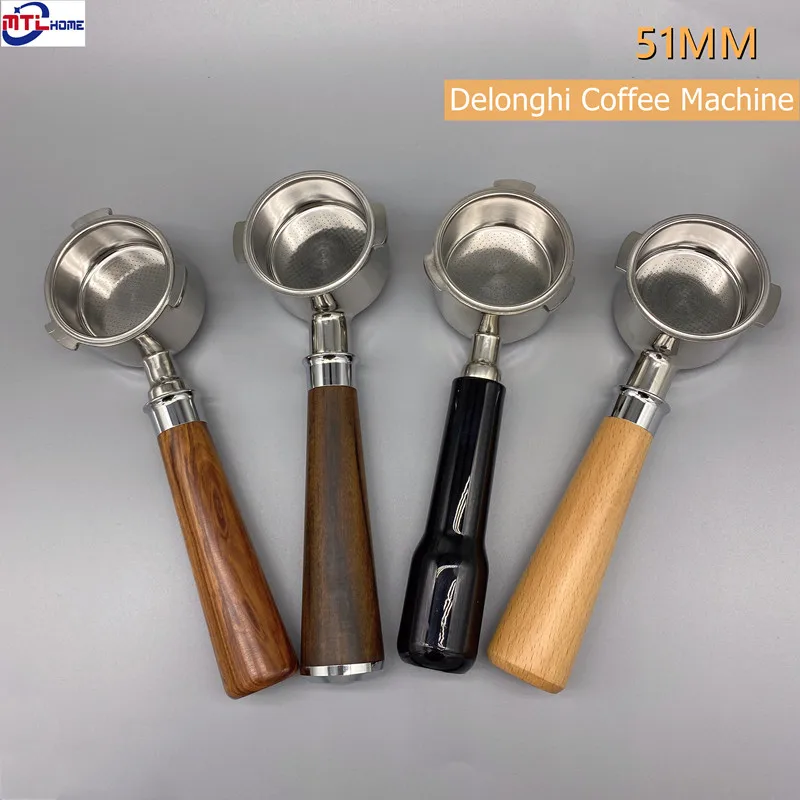 Bodemloze Portafilter 51Mm Filterhouder Barista Voor Delonghi Dedica