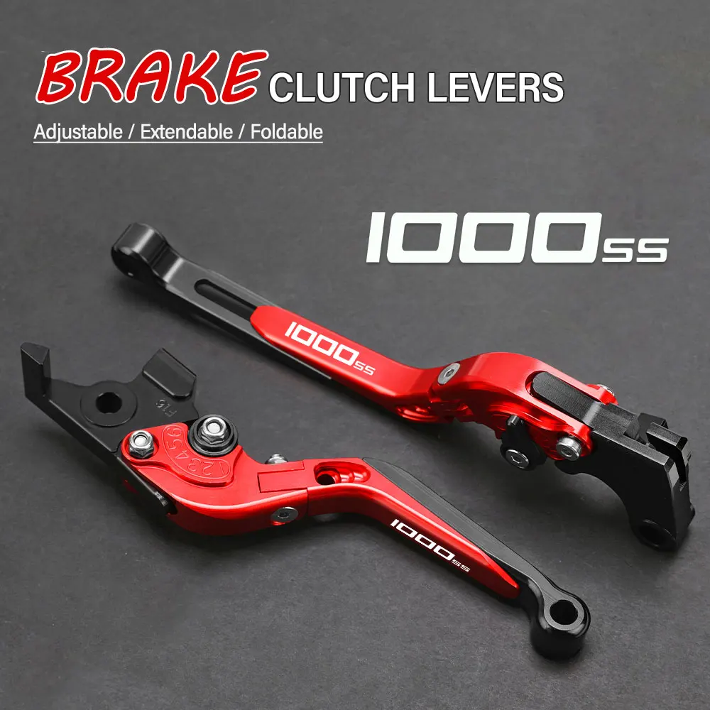 

FOR DUCATI 1000SS 1998-2003 2004 2005 2006 Motorcycle Hand Brake Clutch Adjustable Levers Handle Folding Extendable Lever grip