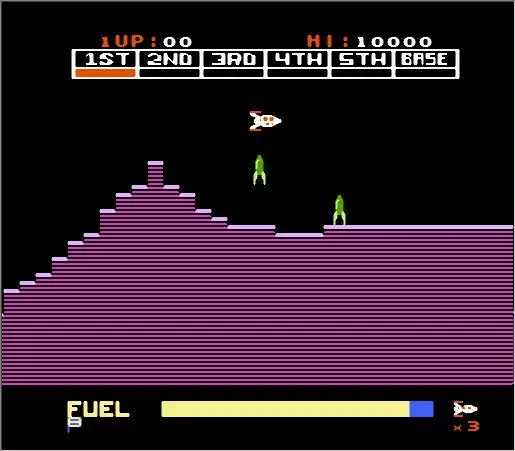 Scramble Konami Cartucho de Jogo para Nes fc Console - Image 5