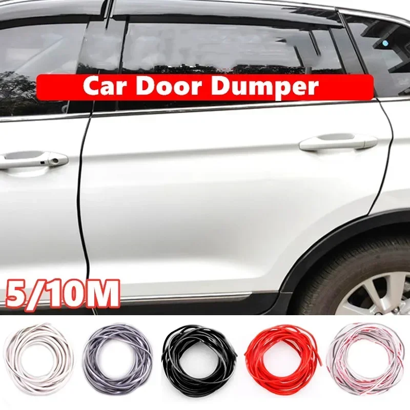 Universal Automotive Door Protector Edge Guard Trim - 5M Scratch and Collision Resistant Strip with Steel Reinforcement