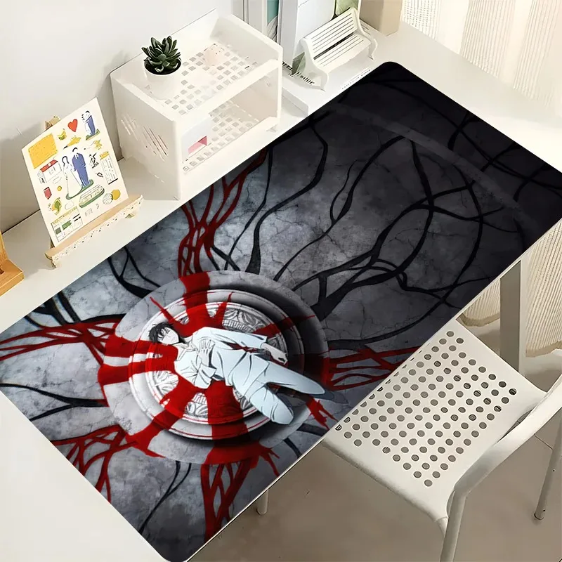 일본 애니메이션 마우스 패드 S-Solo 레벨링 컴퓨터 게임 마우스 패드 사무용품 확장 카펫 미끄럼 방지 마우스 매트 데스크 매트