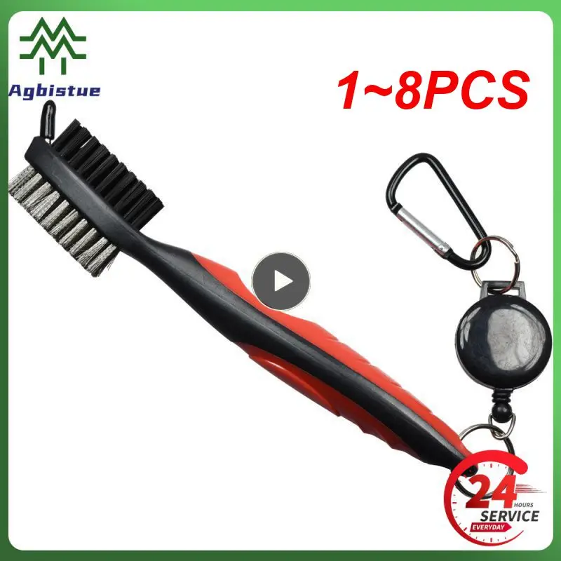 

1 ~ 8 шт. Выдвижная двухсторонняя нейлоновая щетина для клюшки