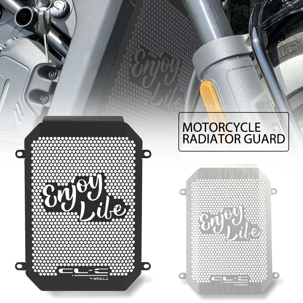 

New Motorcycle For CFMOTO CLC 450 Bobbe 450CLC 2023 2024 2025 Aluminum Radiator Grill Guard Cover Protector CL-C 450 clc450 Part