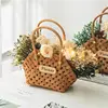 Girl Basket Flower Baskets Wicker Baskets Basket Wicker Or Bamboo Baskets Cachepot For Flowers Bamboo Basket Decorative 1