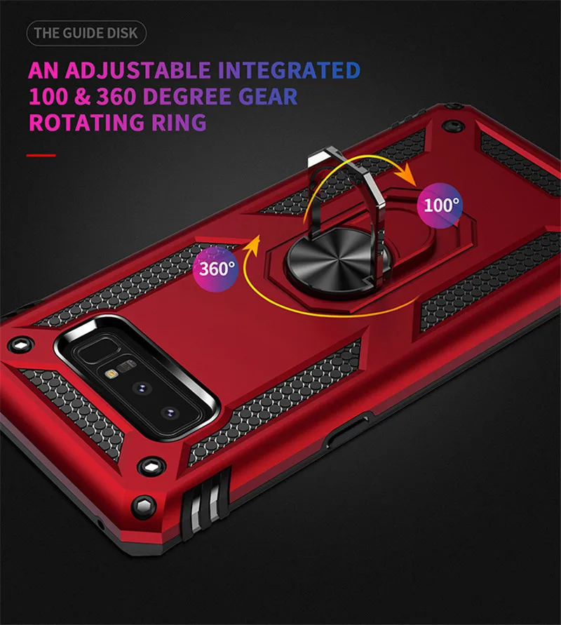Androidケース SAMSUNG - NOTE 8 Amazon.com: NZND Case for Samsung Galaxy Note 8 with Ring