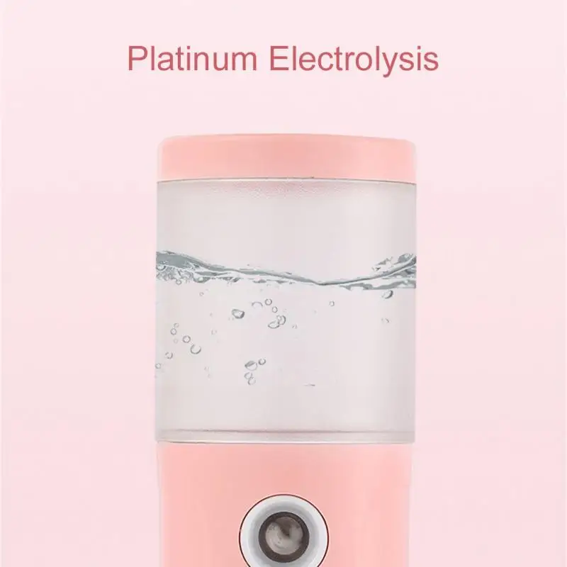 1~5PCS 30ML Nano Mist Sprayer Facial Cooling Face Sprayer USB Chargeable Portable Humidifier Women Beauty Moisturizing Skin Care