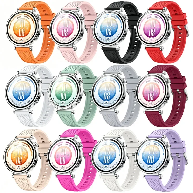 Premium 18mm Adjustable Silicone Sports Wristband - Comfortable and Stylish