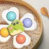 Sensory Spinner Toy 3pcs Cute Bath Tub Spinner Toys Toddler Bath Toys For Refrigerator Window Dining Table Bench Tub 2