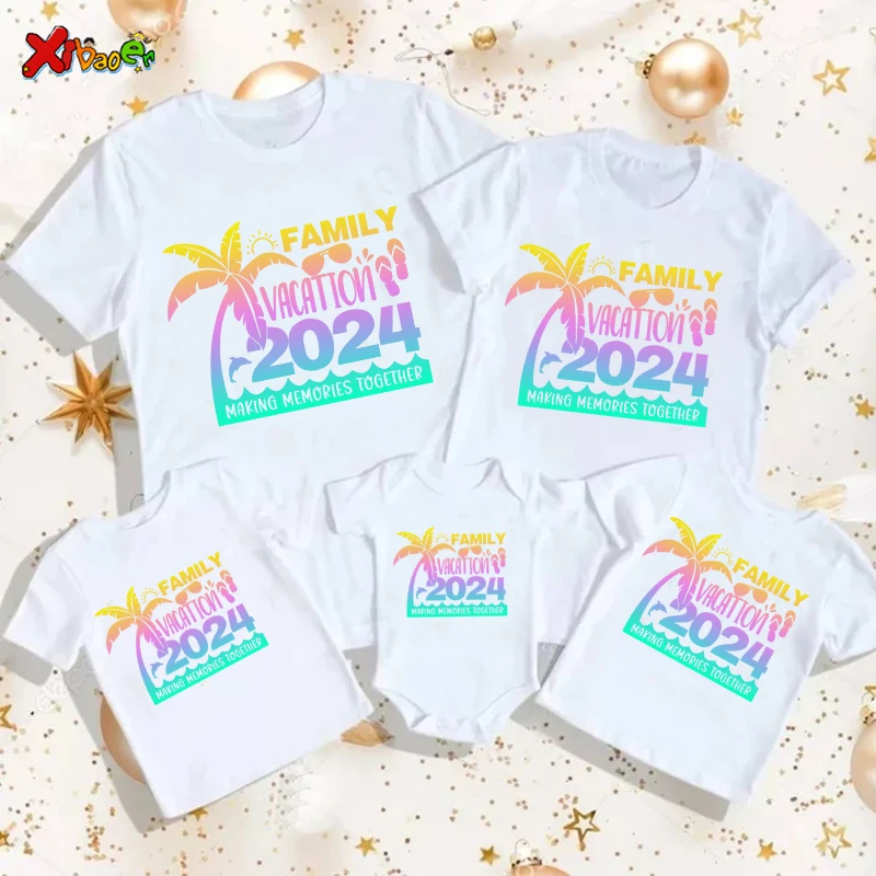 

Family Vacation Shirts 2024 Matching Family Outfits custom Shirts Vacation Shirts Holiday Trip Matching Outfit Shirt Family Look