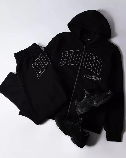 2026 New Fashion Brand pullover Hoodie Men 2000s Street Harajuku Hip Hop Warm Sweatshirt Couple Casual Loose Hoodie Streetwear 1