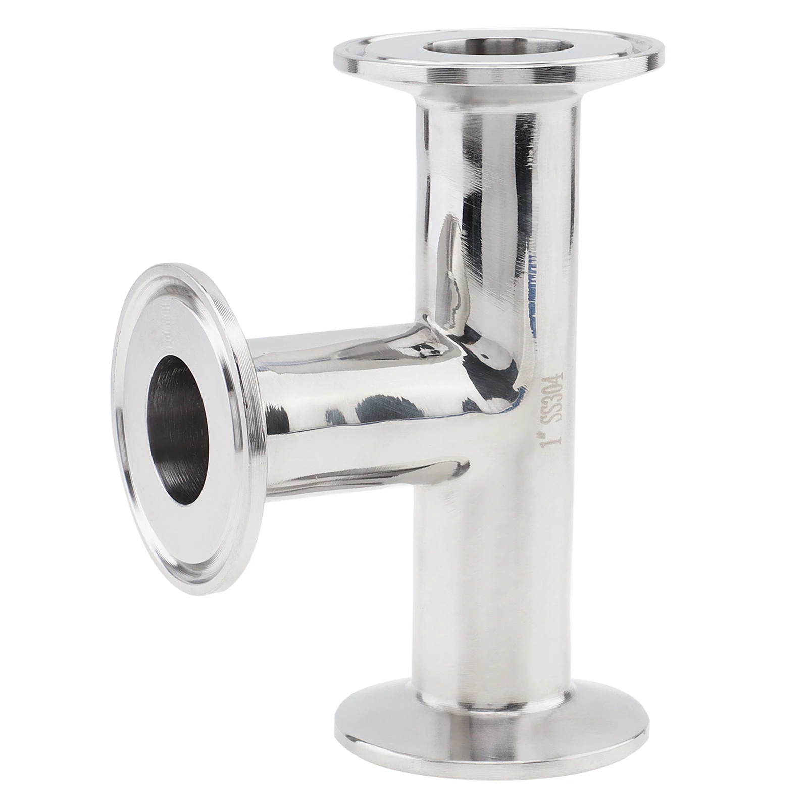 Tri Clamp Tee, T Joint, Food Grade, 3 Way, 25mm, 1.5
