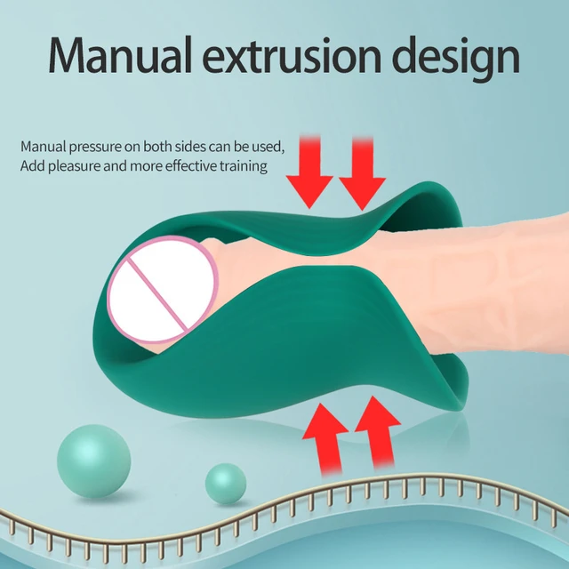 Wearable Masturbator,Penis Exerciser,Durable Time Training,Manual