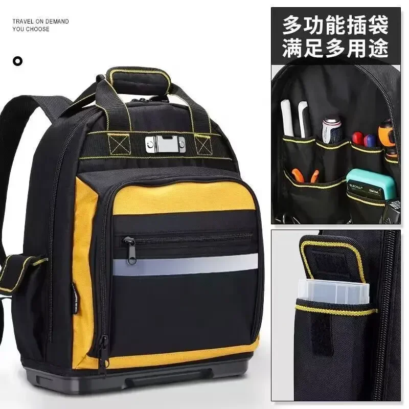 

Repair Shoulder Men's Multifunctional Backpack Suitcase Bag Tool Canvas Holder  Durable Maintenance Electricians Portable