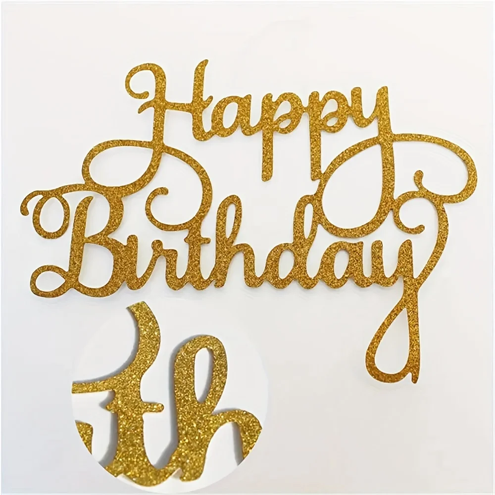 Snapklik.com : Vintage Men Happy Birthday Cake Topper - Retro 1900s Happy  Birthday Party Glitter Cake Topper For Men - Gangster Movie Themed Party  Decorations, image size:1000x1000