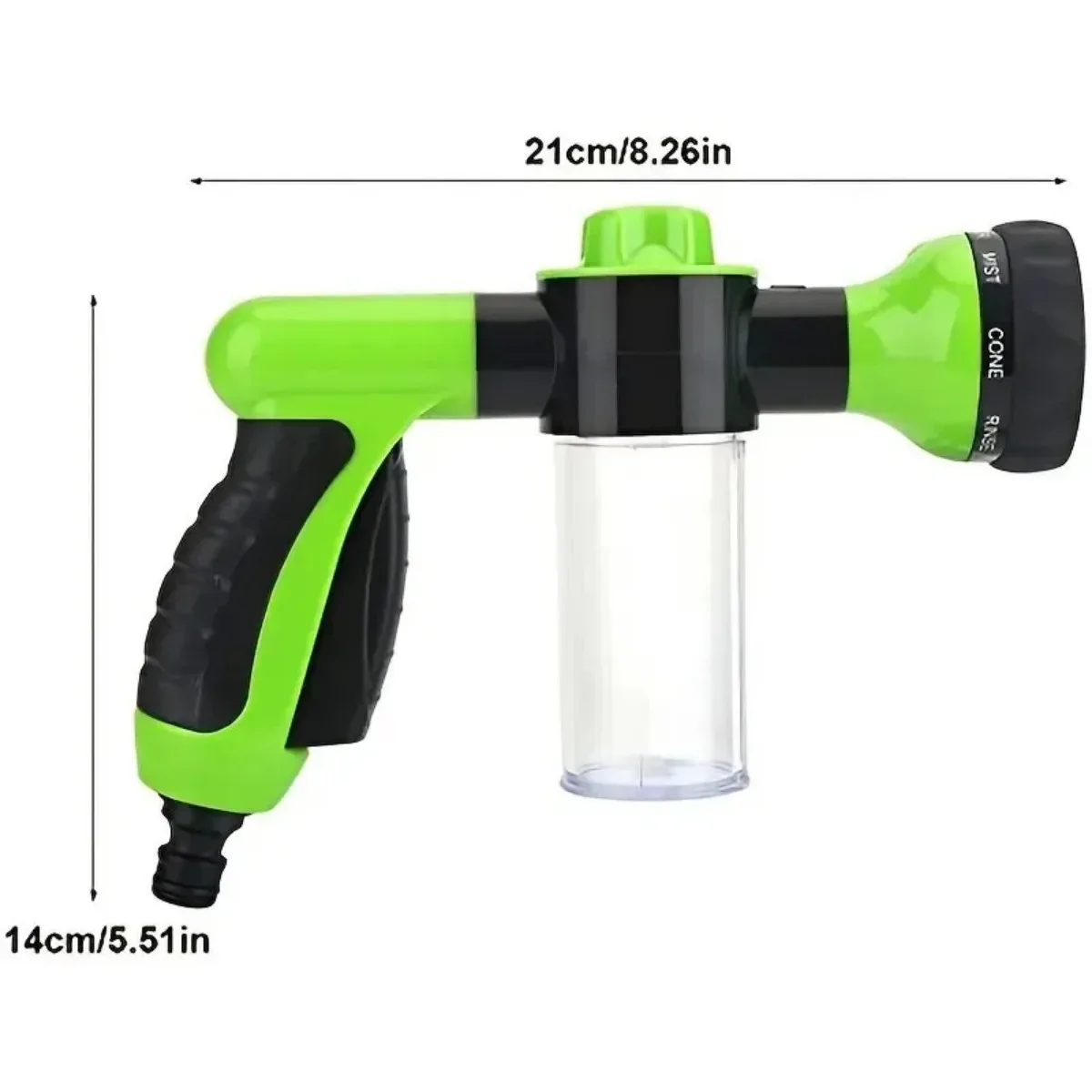 Adjustable Auto Foam Lance Water Gun Multifunctional High Pressure 3 Grade Nozzle Jet Automobile Garden Animal Dog Wash Tool 6