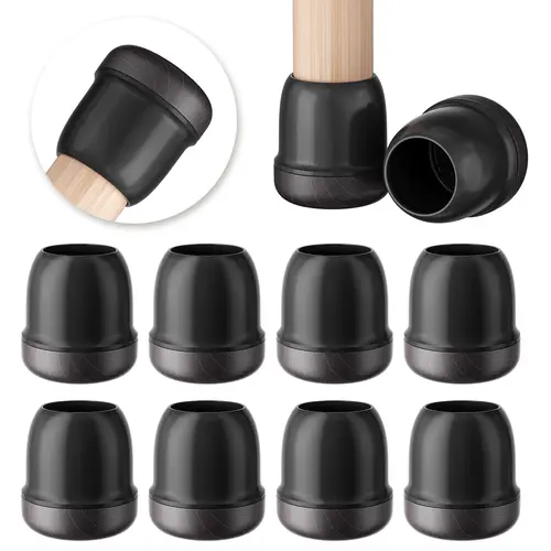 8PCS Chair Leg Cover Floor Protectors Silicone Furniture Table Feet Protect TPE Hair Proof Chair Pads for Chair Table No Noise - Image 8