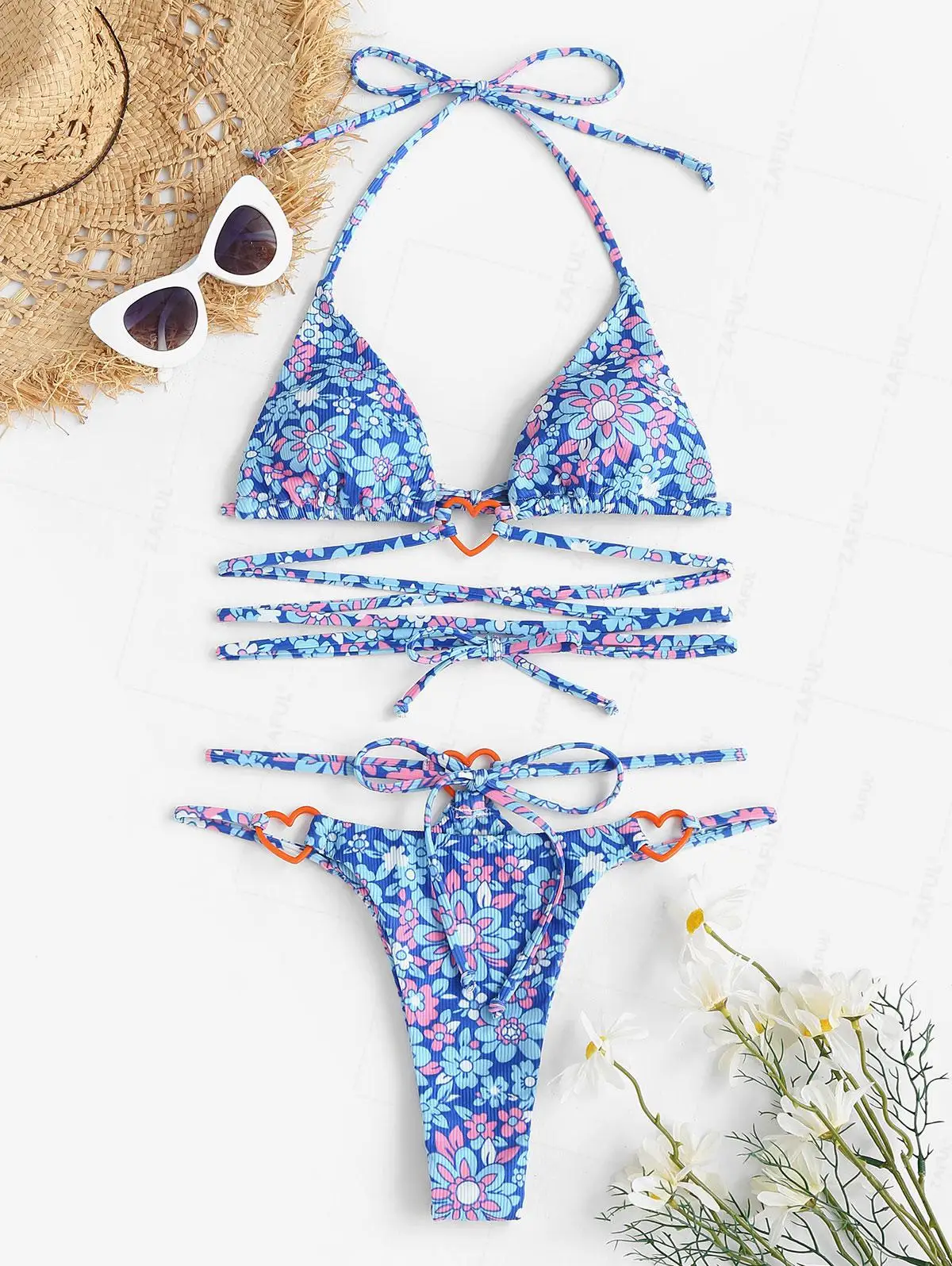 Maillot De Bain Femme Bikini 2 Pièces Avec Tasse Ou Armature Fabriqué