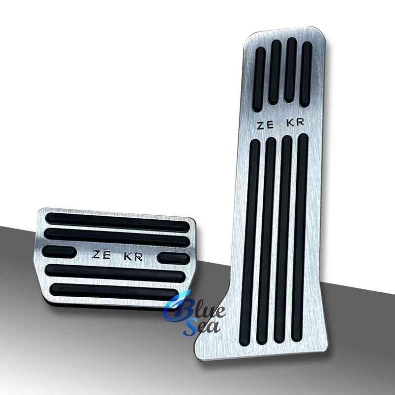 2Pcs Brake Pedal For ZEEKR 7X 9X 001/007/009/MIX/GT Aluminum Alloy Brake Accelerator Pedal Covers Set Anti-Slip Foot Rest Pedals