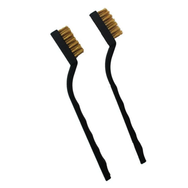 6pcs/set Mini Metal Remove Rust Brushes Brass Cleaning brushes Polishing Metal Brushes Cleaning Tools Home Kits wire brush 4