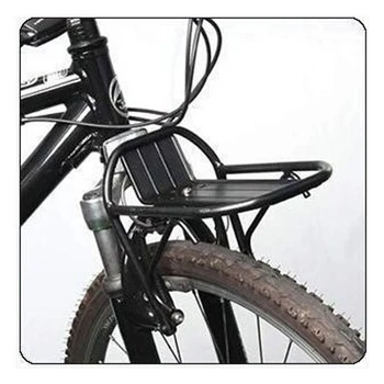 MTB 로드 사이클링 자전거 프론트 랙 캐리어 패니어, 가방 수하물 선반 브래킷 트렁크, 자전거 부품용 알루미늄 V 브레이크