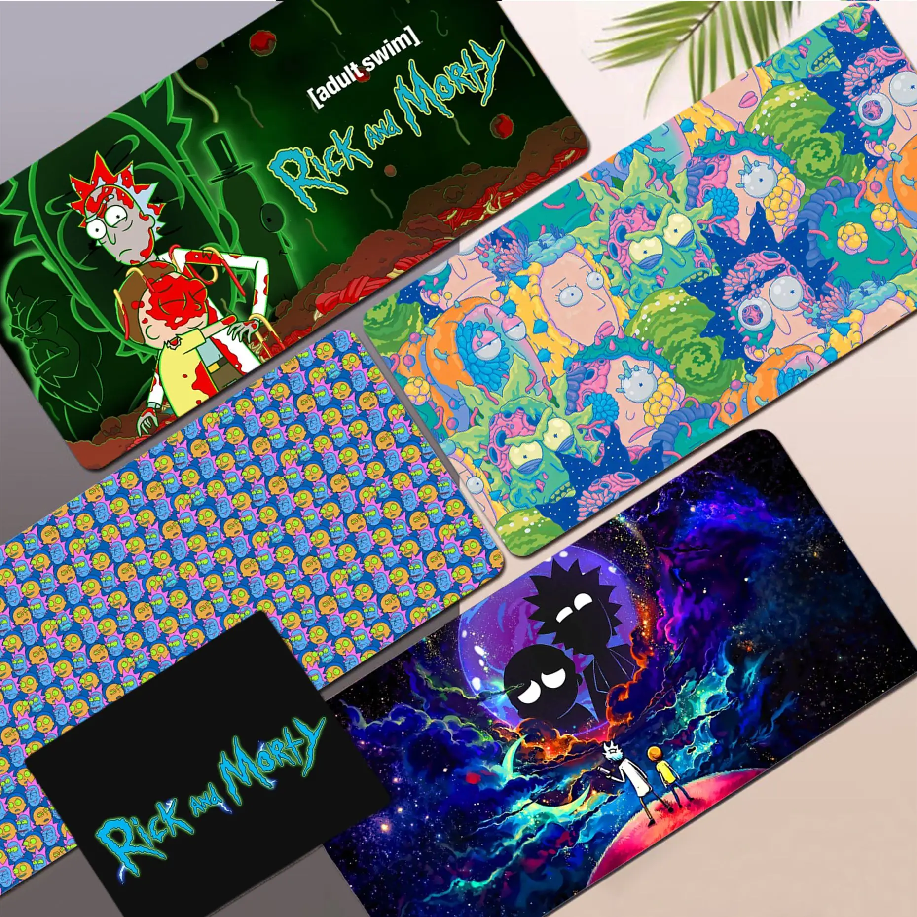 

Cute R-Ricks Cartoon Sanchez Mousepad Cute Silicone large/small Pad to Mouse pad Game Size for Game Keyboard Pad