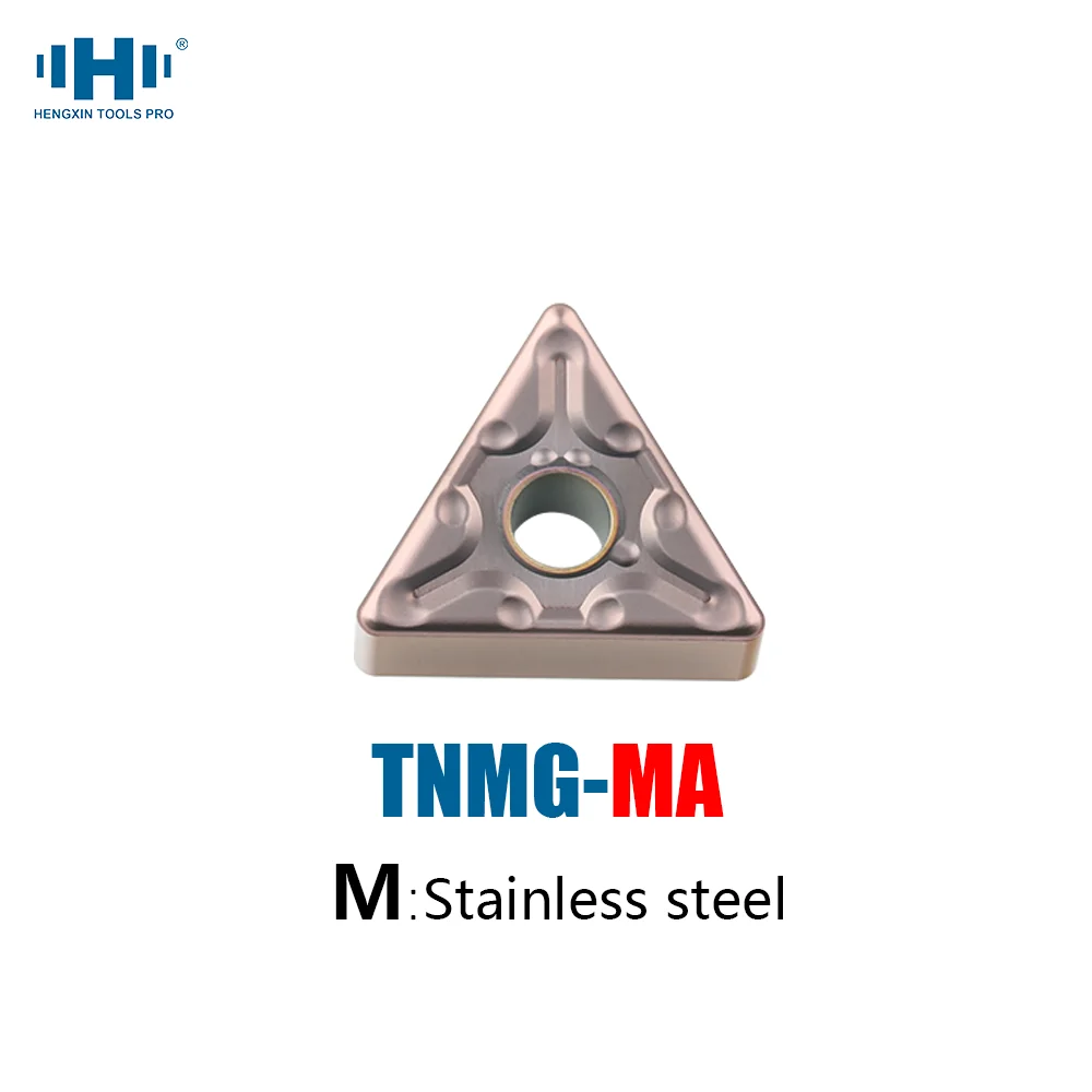 

HENGXIN TNMG TNMG160404 TNMG160408 TNMG160412 MA Carbide Inserts TNMG MA External Turning Tools CNC Lathe Cutter Tool CVD