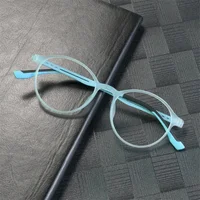 Новые сверхлегкие резиновые очки из титанового сплава TR90 для близорукости, круглые ретро-круглые оптические очки по рецепту, оправа для мужских и женских очков — изображение 4