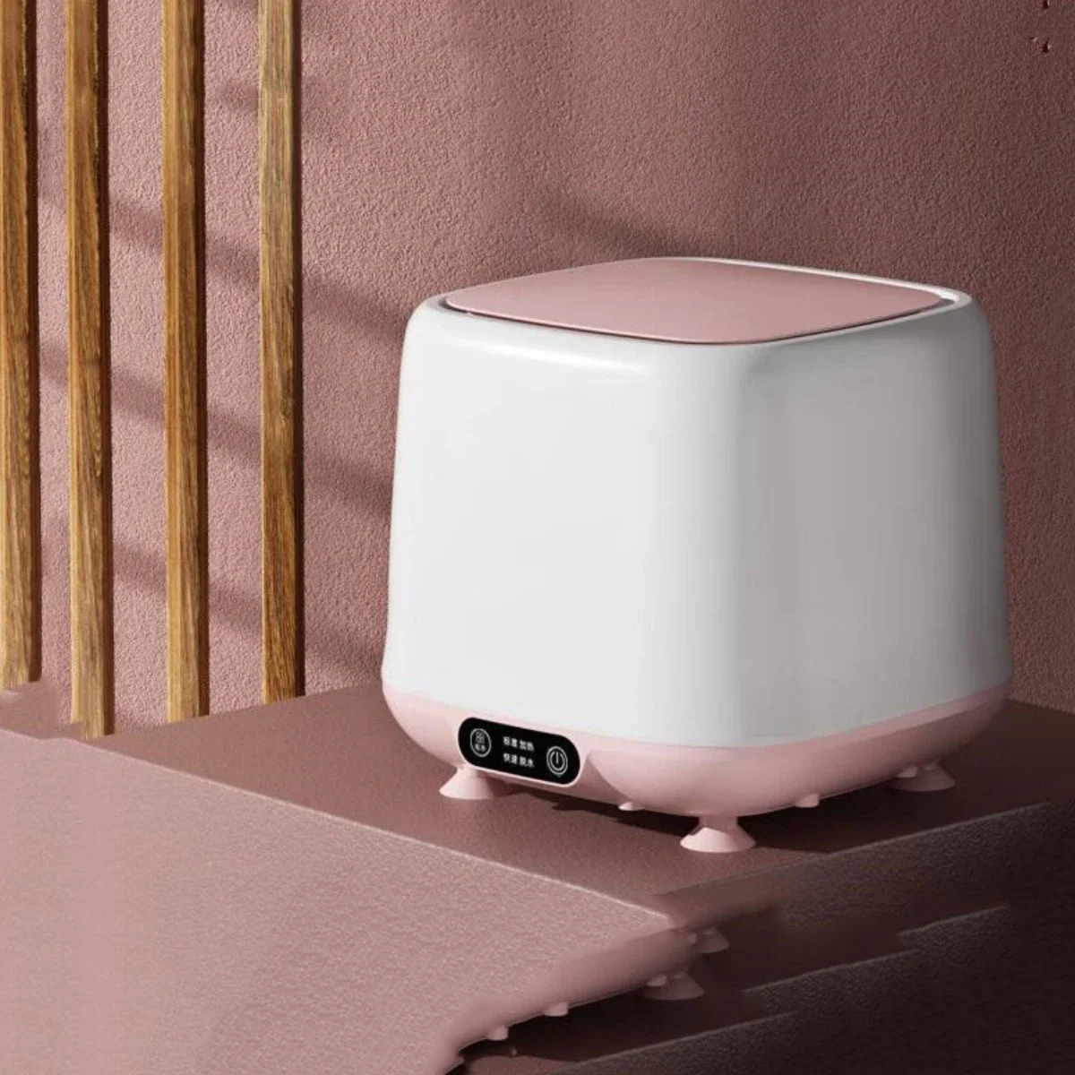 Mini underwear washing machine clothes dryer fully automatic small and infant underwear sock washer dormitory home desktop 3