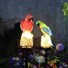 Solar Parrot Floor Insert Statue Light Parrot Outdoor Garden Waterproof LED Lights For Walkway Yard Lawn Landscape Decorative 4