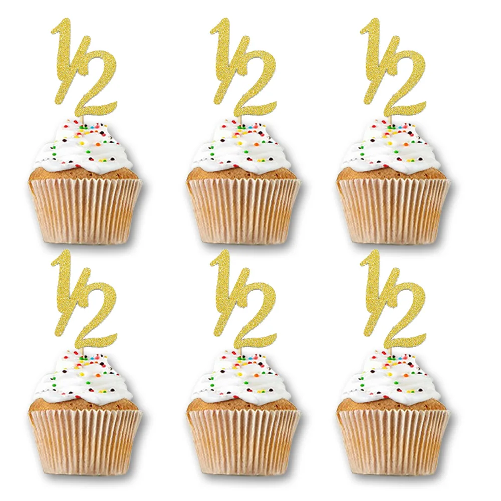 Banner „6 Monate „Happy Birthday“, „Happy 1/2 Birthday“-Banner, Flaggenbanner für halbes Jahr, Babyparty, Geburtstagsparty-Dekorationen – Detail 11