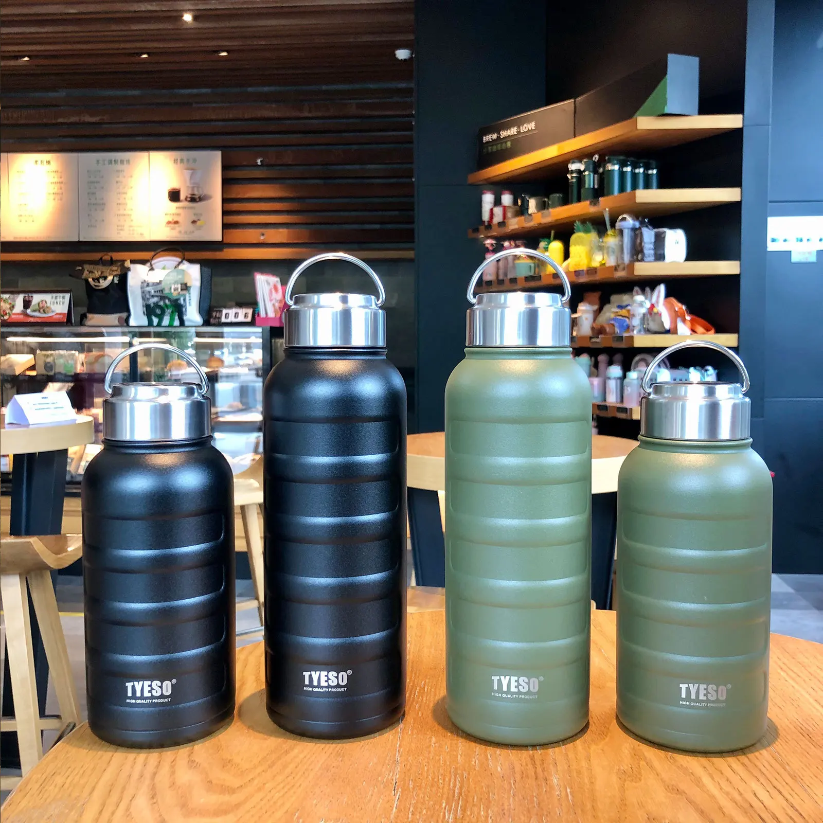 1000ml Big Volume Keeps Cold Double Wall Stainless Steel Insulated Sports Thermos  Water Bottle For Summer Travel Flask - Vacuum Flasks & Thermoses -  AliExpress