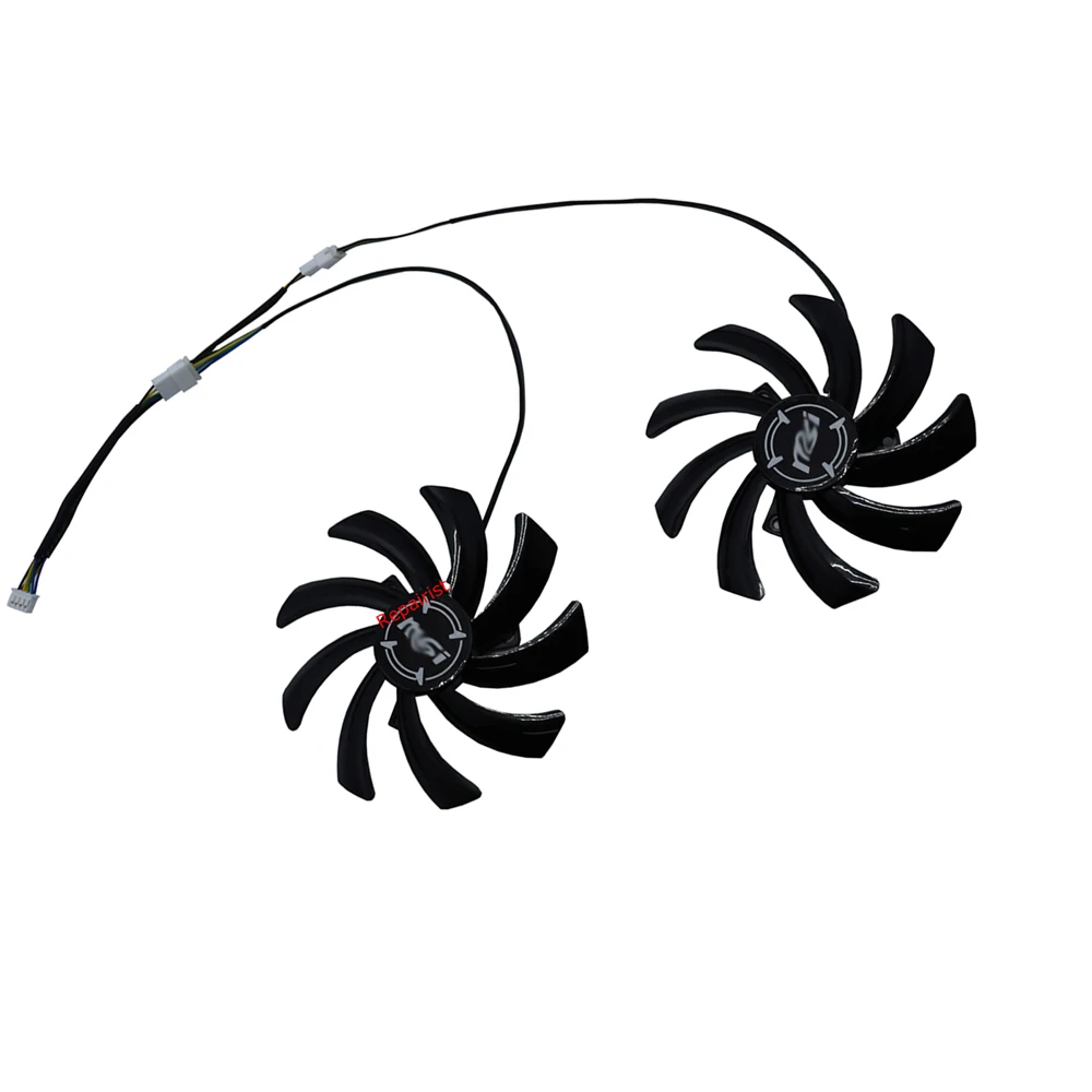 

2Pcs/Set Computer Radiator VGA GPU Cooling Fans For MSI R9 390 390X 380 GAMING Video Graphics Card