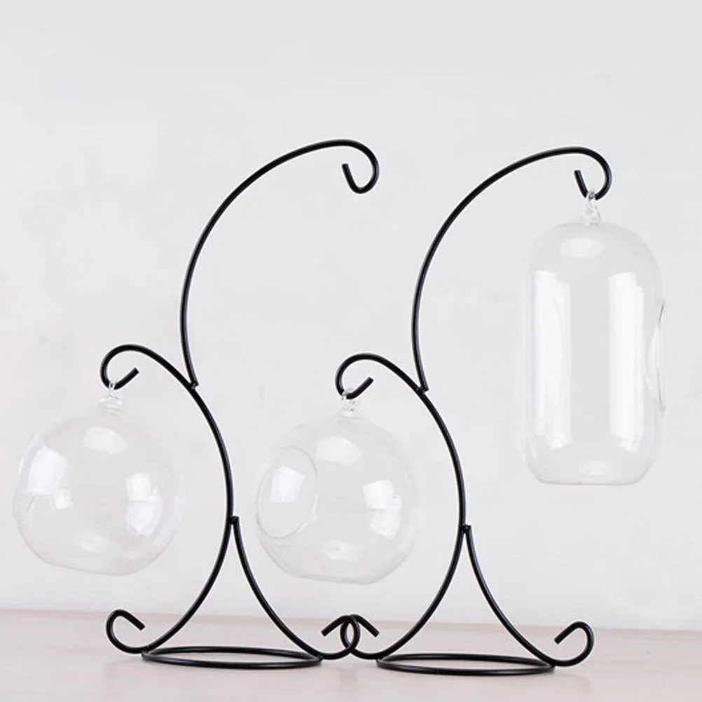 10 Espositori Per Ornamenti In Ferro - Ganci Per Sfere Vetro E Terrari - Foto 4