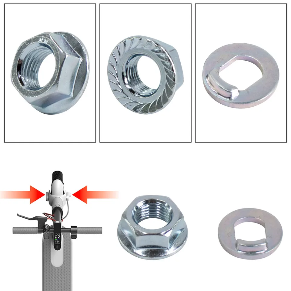 Dado basso mm 11 per asse ruota anteriore scooter - ciclomotori
