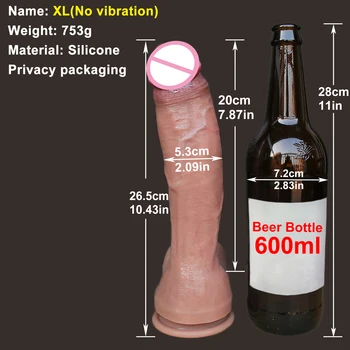 Soft Realistic Skin Feel Human Penis Cheap Dildo Double Silicone Suction Cup Thick Dick Anal Sex Toys Men Women Gay Strapon Cock 5