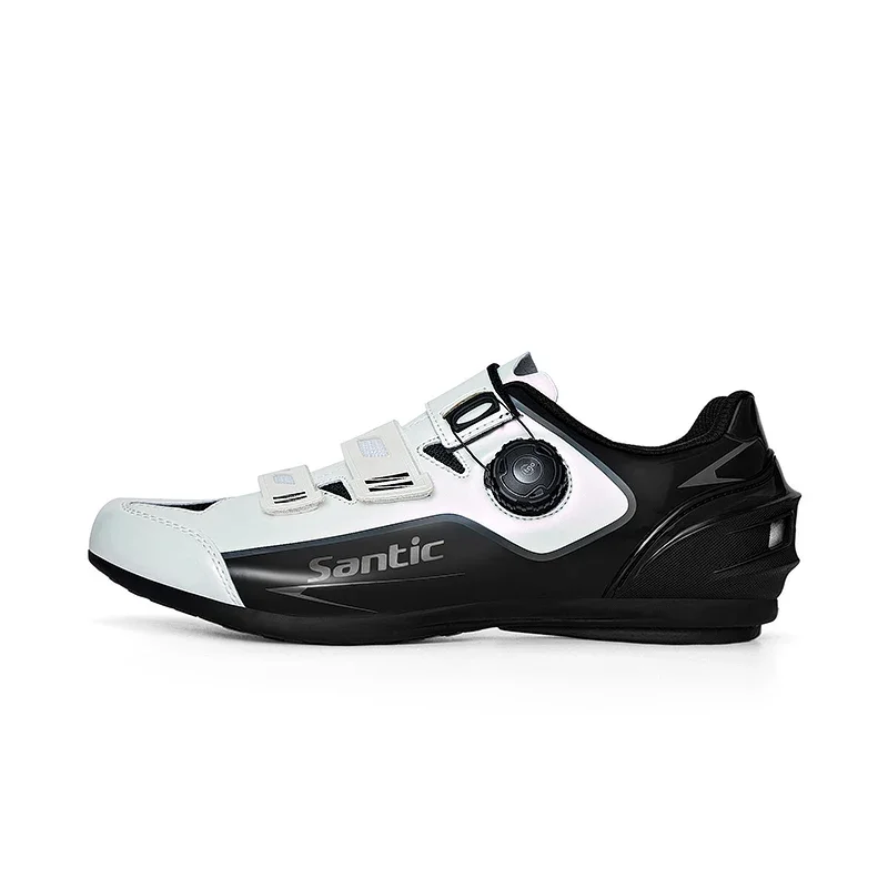 Santic Cycling Shoes Non-lock Men's Non-lock Breathable Hook & Loop Mountain Bike Flats WS23042 cycling shoes