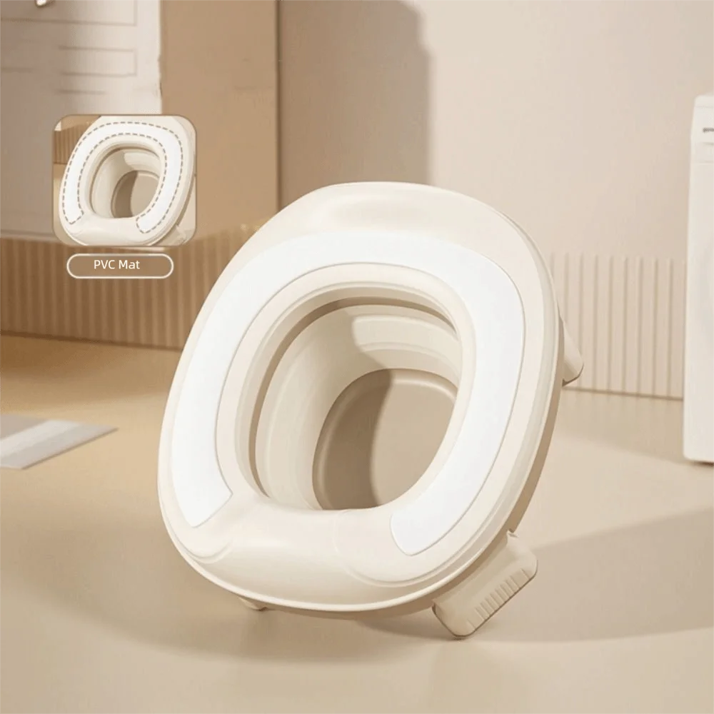 Foldable Children's Toilet Seat Easy To Wash Anti-slip Children Urinal Splash-proof Household Toilet Training Seat Outing