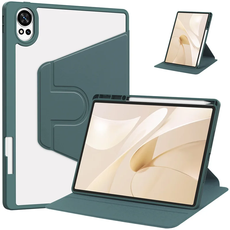 360° Rotation Protective Case with Pencil Holder and Multi-Angle Stand
