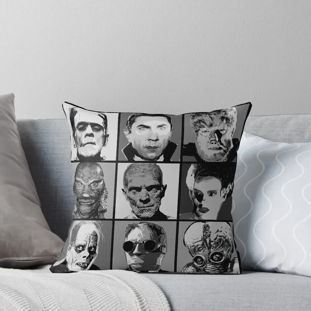 

Universal Warhol Black&White Throw Pillow Decorative pillow case ornamental pillows for living room